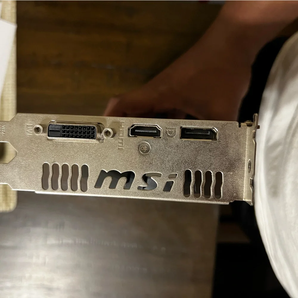 MSI Computer GTX 1060 3GT OC NVIDIA GeForce 3GB GDDR5 DVI/HDMI/DisplayPort PCI-E